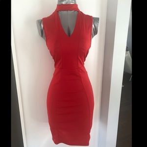 Red mini dress size Small